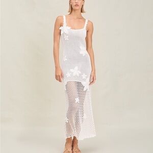 DEVON WINDSOR White Textured Knit Dress Size Small Never Worn NWOT